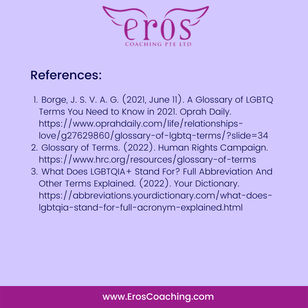 A Glossary Of LGBTQIA+ Terms You Need To Know - Eros Coaching